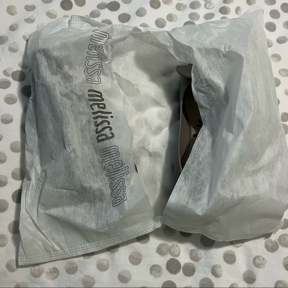 NWT Melissa Woman’s Ultragirl Minnie Peep Toe Mickey Ears Ballet Flat Grey Sz 5 - Picture 14 of 15